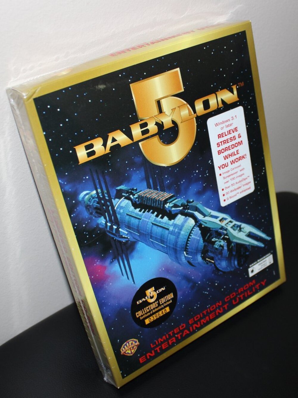 3/$77❤️vintage 1995 Babylon 5 PC Entertainment Utility Limited Edition CD-ROM